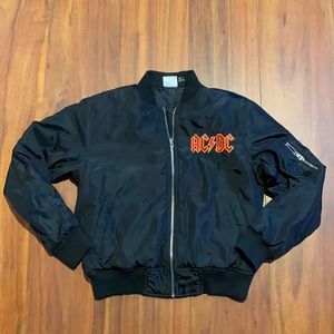 vintage AC/DC 1981 tour bomber jacket
